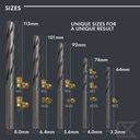 ruthex HSS Drill Bit Set for Threaded Inserts - 1 set