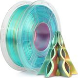 SUNLU Silk PLA+ Tri-Color Red Yellow Green
